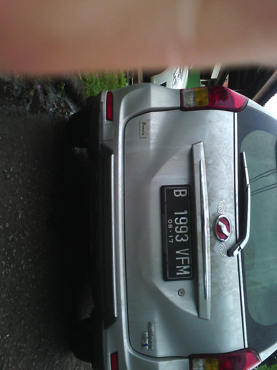 telah hilang mobil all new xenia 2012 warna silver