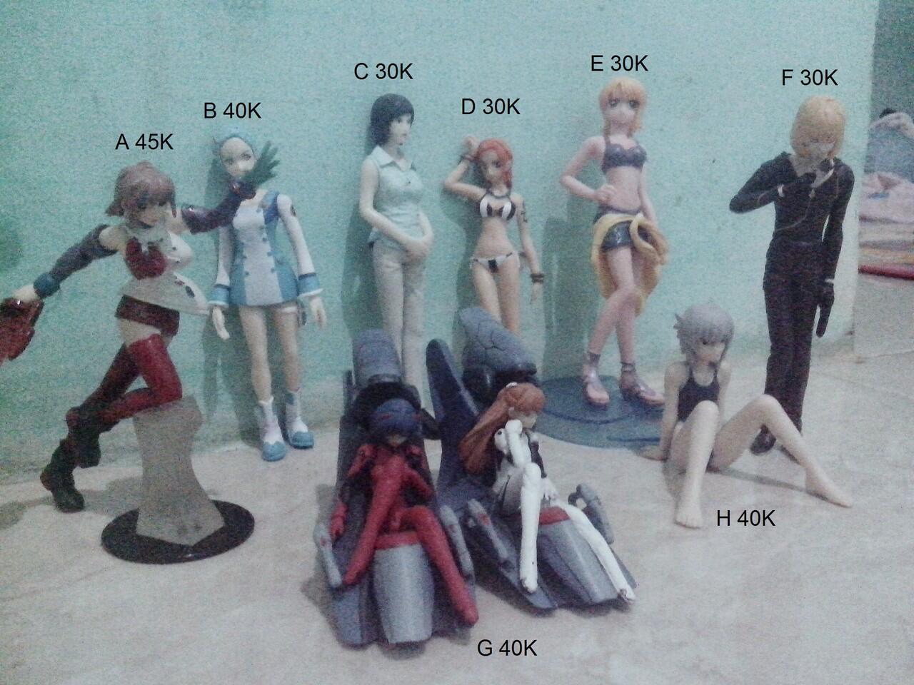 JUAL ACTION FIGURE EVANGELION, AMINE PANTAI DAN VITRUA FIGHTER MURAH GAN