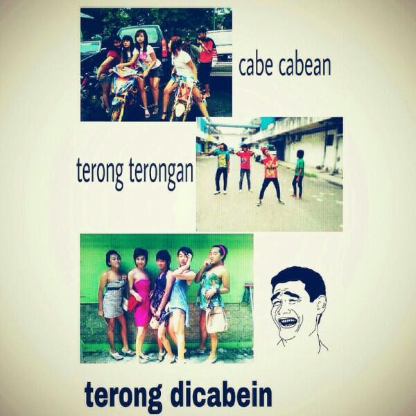 Julukan zaman sekarang kalo cewek=cabe-cabean,cowok=terong-terongan, kalo maho=??? :D