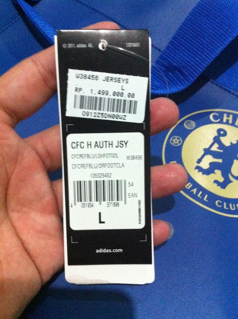 Jual Jersey Techfit Chelsea Home 12/13, BNIB, BNWT, Original