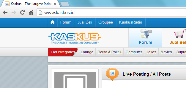 Kaskus Beli Domain Baru! Masup