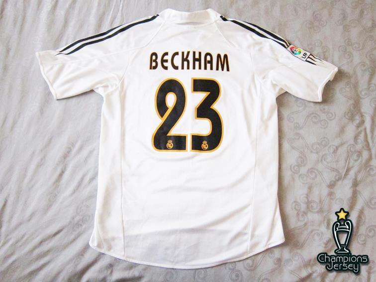 Real Madrid 2004/05 Home 23 Beckham ORIGINAL