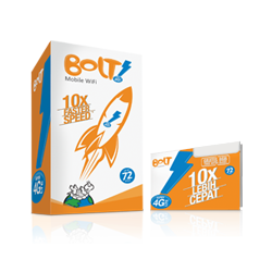 BOLT! Super 4G LTE MiFi Modem Internet Ngebut Up to 72Mbps
