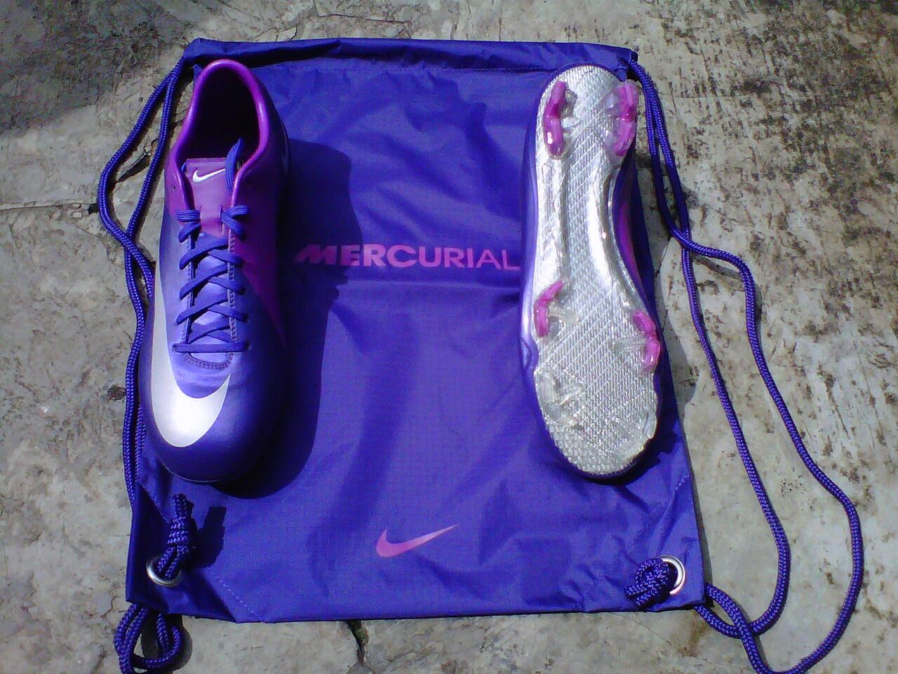 sepatu original super murah!!!!nike Mercurial vaporVll fg ungu violet