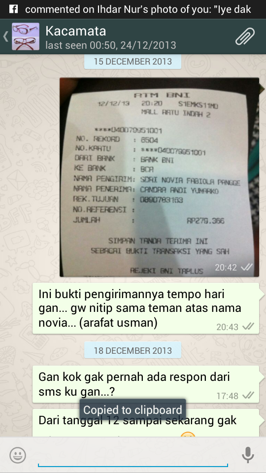 hati hati dengan "Jual Frame Kacamata" di fb