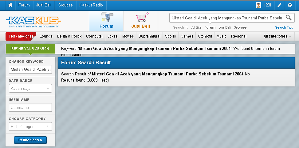 Misteri Goa di Aceh yang Mengungkap Tsunami Purba Sebelum Tsunami 2004