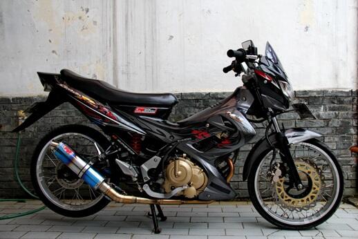 Satria Fu 2010 Hitam - Pecinta Dunia Otomotif