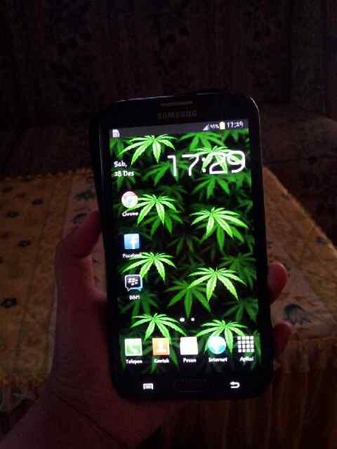 SAMSUNG GALAXY NOTE 2 N7100 HITAM BATANGAN