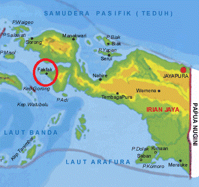 Fakfak, kota mahal di papua.. uang pecahan terkecil Rp.20.000,00 !