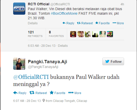 Paul Walker Hidup Lagi? 