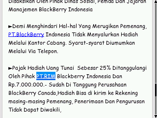 &#91;HELP&#93; ane dapet grandprize dari blackb*rry gan