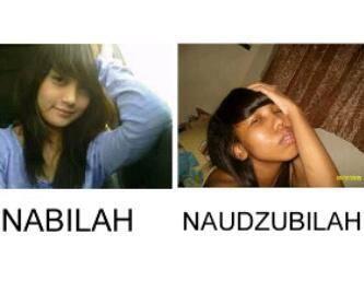 MASUK GAN....!!!! NADILA...NABILAH dan NAUDZUBILLAH