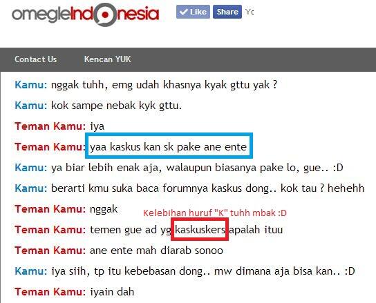 Kata &quot;Ane&quot; dan &quot;Ente&quot; khasnya Kaskus