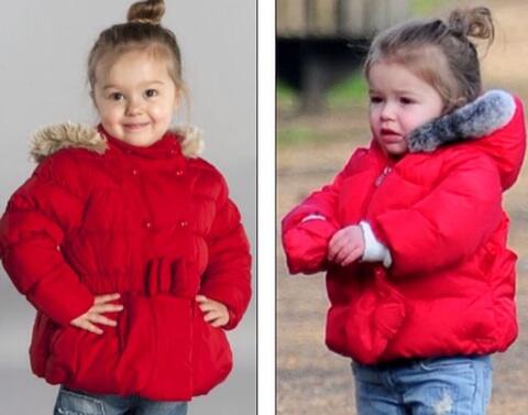 Balita 2 thn sukses raih Rp.40jt karena mirip putri David Beckham