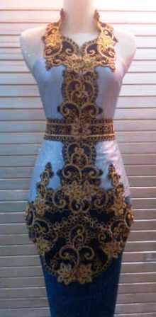 JUAL KEBAYA BAHAN POLA DARI GLITTER