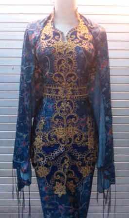 JUAL KEBAYA BAHAN POLA DARI GLITTER