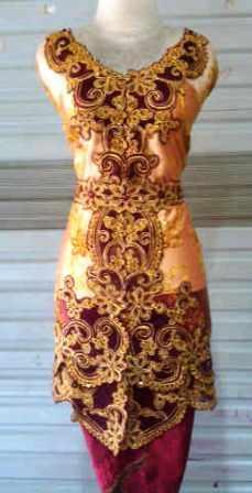 JUAL KEBAYA BAHAN POLA DARI GLITTER