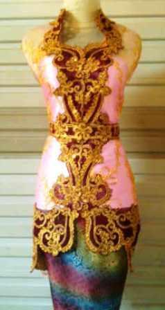 JUAL KEBAYA BAHAN POLA DARI GLITTER