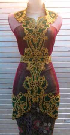 JUAL KEBAYA BAHAN POLA DARI GLITTER