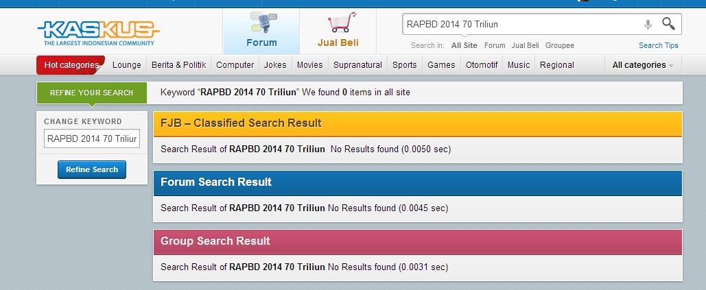 DPRD DKI Tak Menyangka RAPBD 2014 sampai Rp 70 Triliun