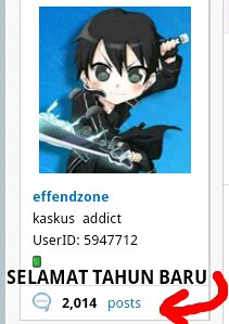 sapa posting ato buat trit paling pertama di tahun baru 2014
