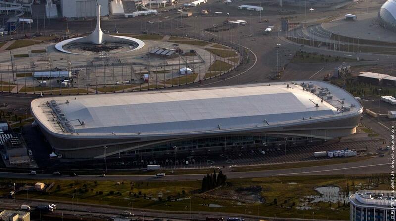 Mengenal dan melihat komplek olah raga, di Olimpiade " Sochi 2014 "