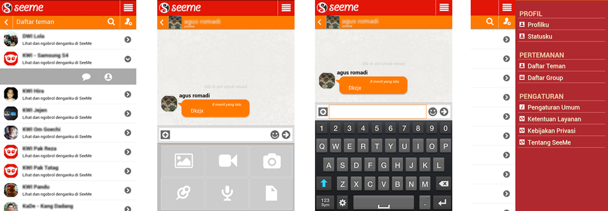 SeeMe Chat : Layanan Chat / Messenging Made-in Indonesia