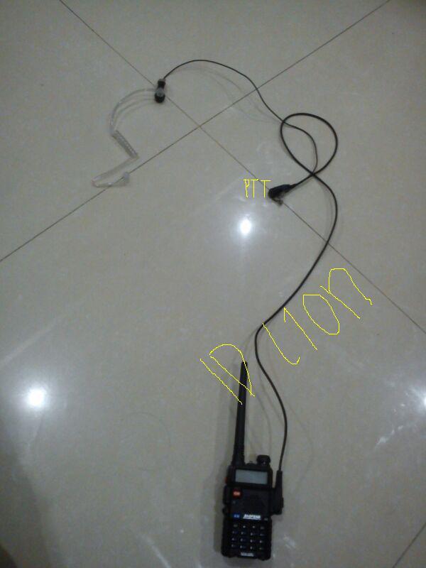 Terjual Headset FBI, earphone gaya FBI/CIA/Secret Service 