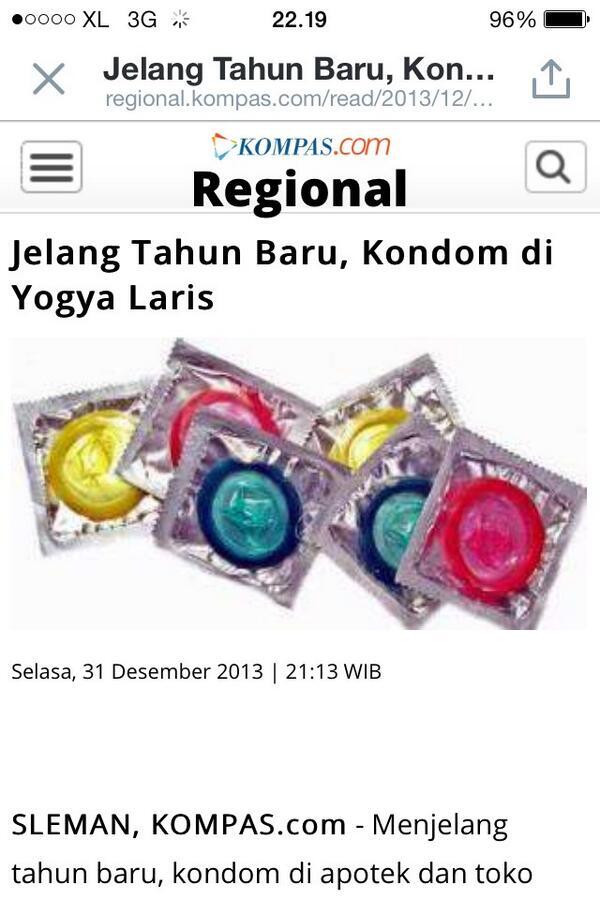 Omset Terompet kalah sama Kondom 2014