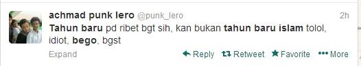 sok2an bawa2 tahun baru Islam, tapi kok...