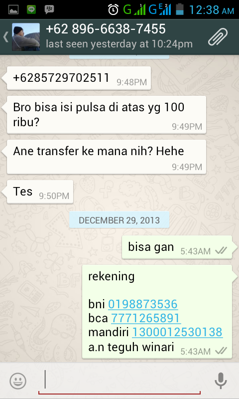 (WTS) Pulsa Transfer Indosat (100k = 74k, 50k = 38k)