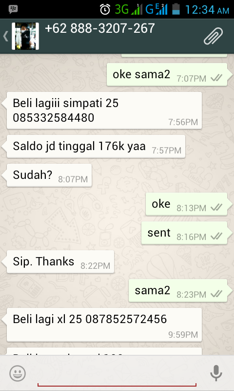 (WTS) Pulsa Transfer Indosat (100k = 74k, 50k = 38k)