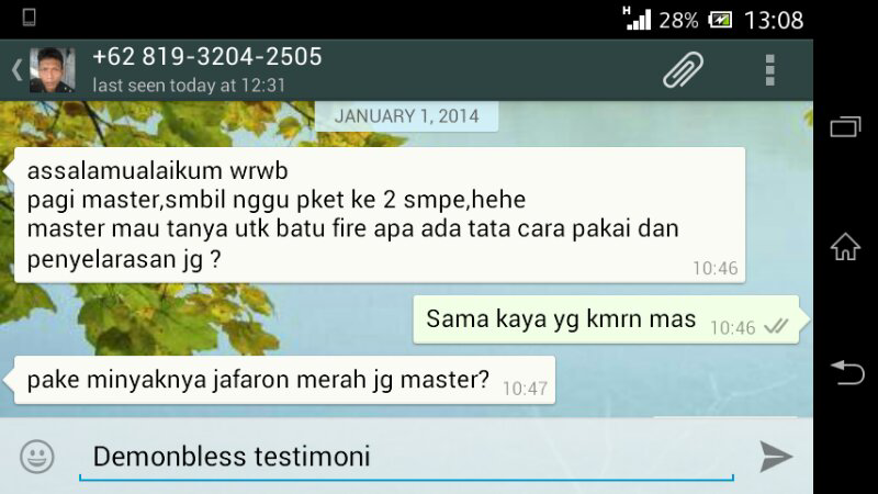 Testimonial Lelang Demonbless.... 