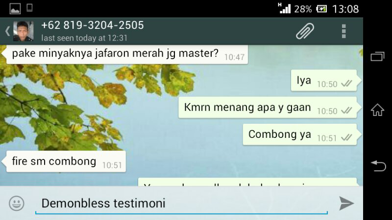 Testimonial Lelang Demonbless.... 