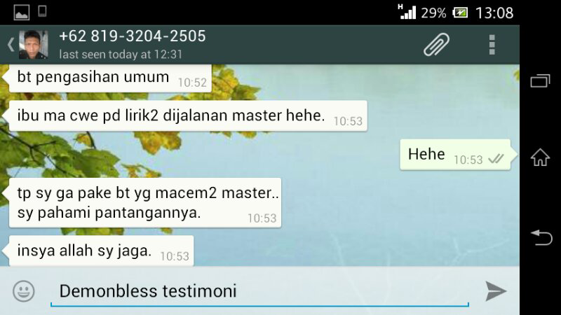 Testimonial Lelang Demonbless.... 