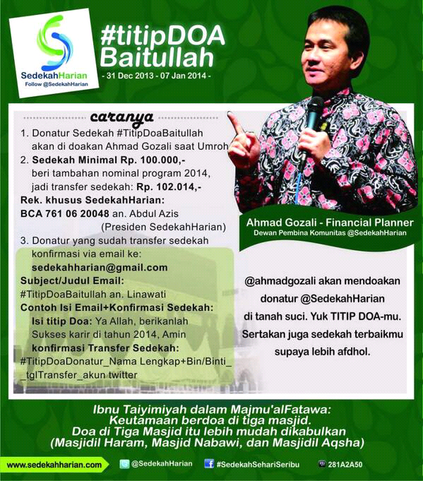 Sekarang ada Makelar Doa (Apa pendapat Agan)