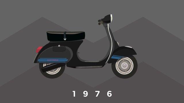 Animasi Evolusi Vespa dari 1943 Sampai 2013