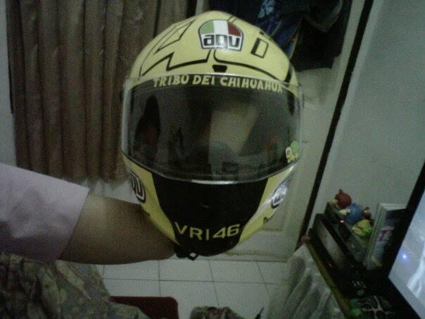 WTS :KYT X ROCKET REPLIKA HELM ROSSI WINTER TEST