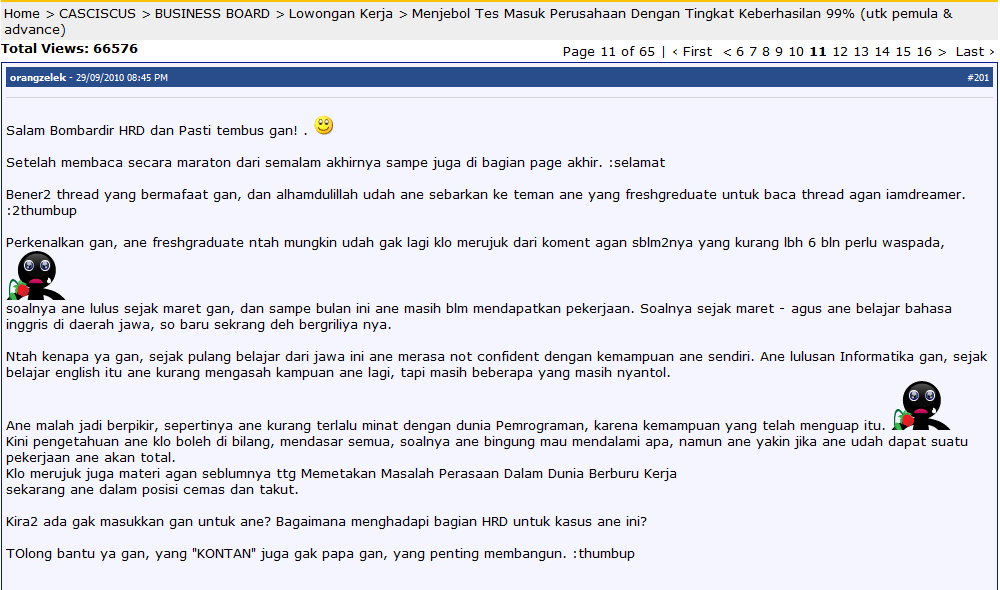(Sharing-New release) Menjebol Tes Masuk Perusahaan Dgn Tingkat Keberhasilan 99%