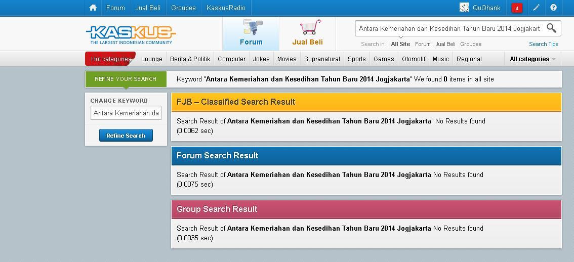 Antara Kemeriahan dan Kesedihan Tahun Baru 2014 Jogjakarta