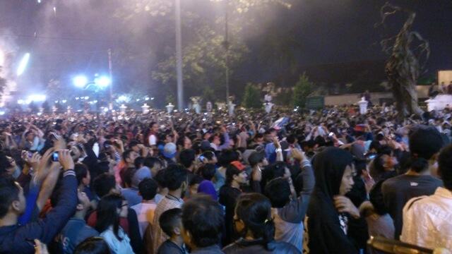 Antara Kemeriahan dan Kesedihan Tahun Baru 2014 Jogjakarta