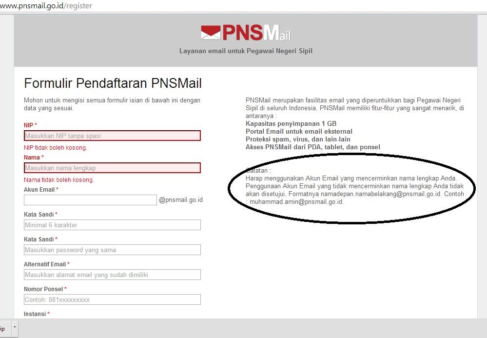 Mulai Hari ini, Seluruh PNS Wajib Pakai Email Domain @pnsmail.go.id