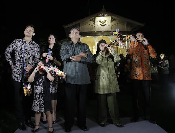 Begini Cara SBY dan Keluarga Rayakan Tahun Baru 2014