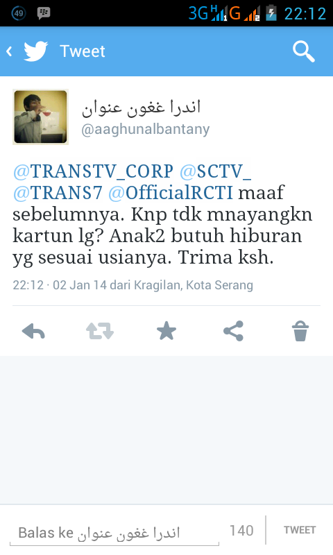 Di Mana Hiburan untuk Anak di TV?