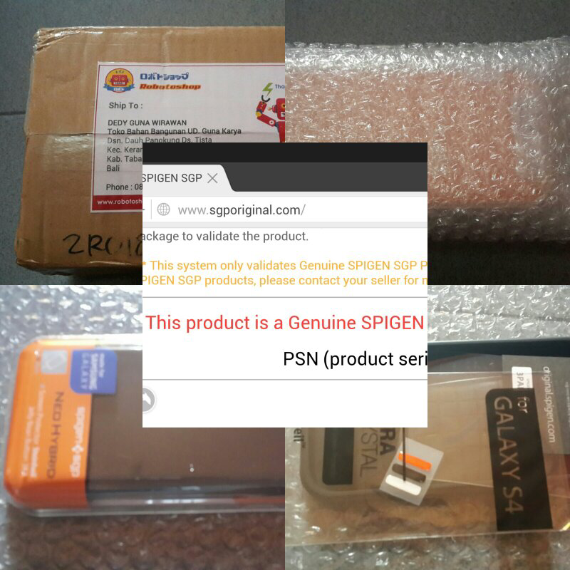 Robotoshop - SPIGEN SGP S5 S4 Note 3 iPhone 5S Neo Hybrid GLAS.tR Steinheil Original