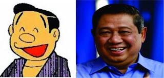SBY jadi tokoh kartun