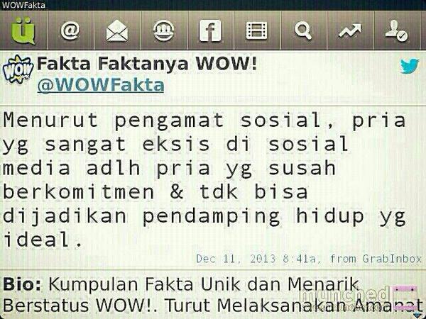Pria yang eksis di sosmed, pria yang susah berkomitmen?