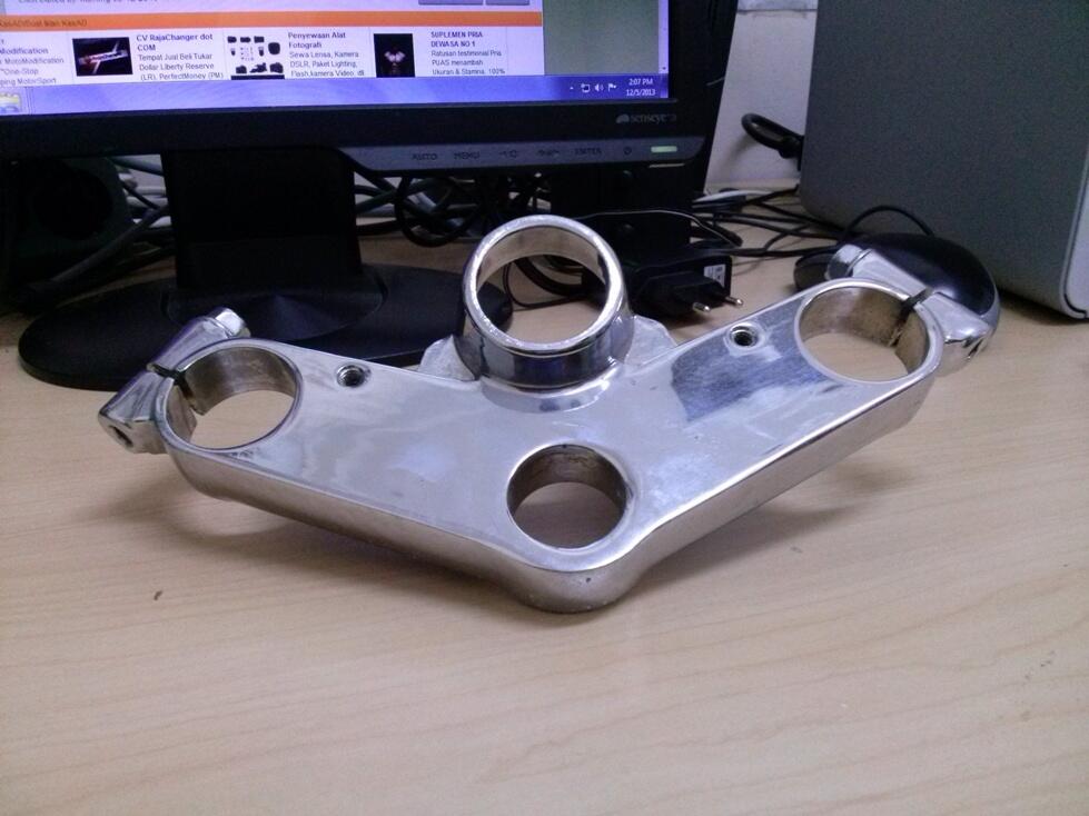 Segita Atas Ninja R 150 Full Chrome mulus abis