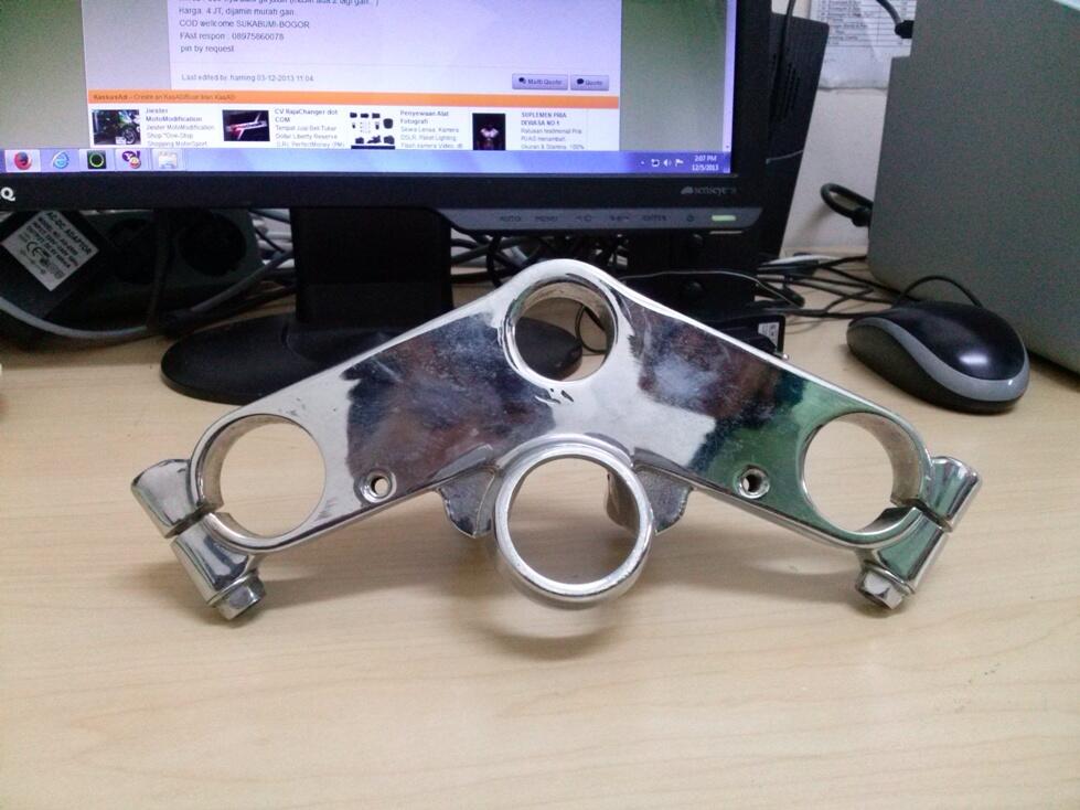 Segita Atas Ninja R 150 Full Chrome mulus abis