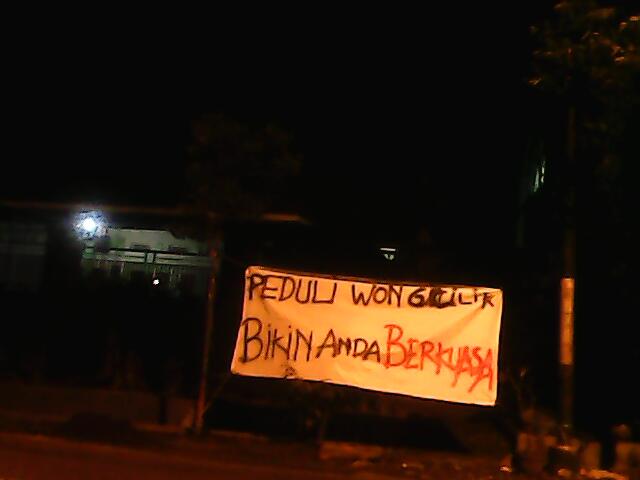 Aspirasi yang hanya dianggap BASi ! warga malang masuk !